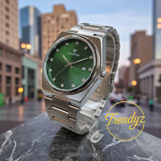 Wrist Watch (Diamond Blue Simple)